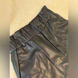NWOT Zara faux leather pants